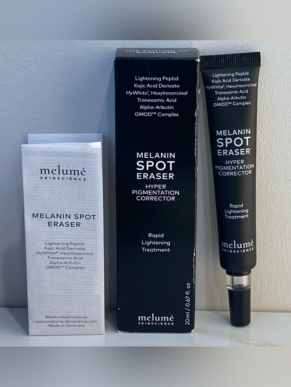 melumé Melanin Spot Eraser Hyper Pigmentation Corrector 20ml BNIB Clean Beauty